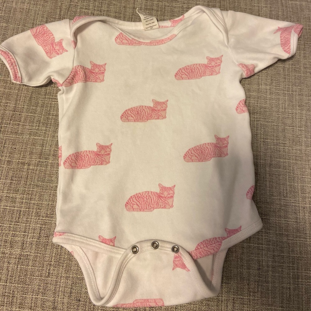 Kate Quinn pink cats bodysuit
